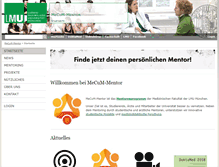 Tablet Screenshot of mecum-mentor.de